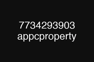 7734293903 appcproperty