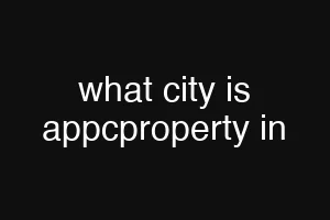 what city is appcproperty in
